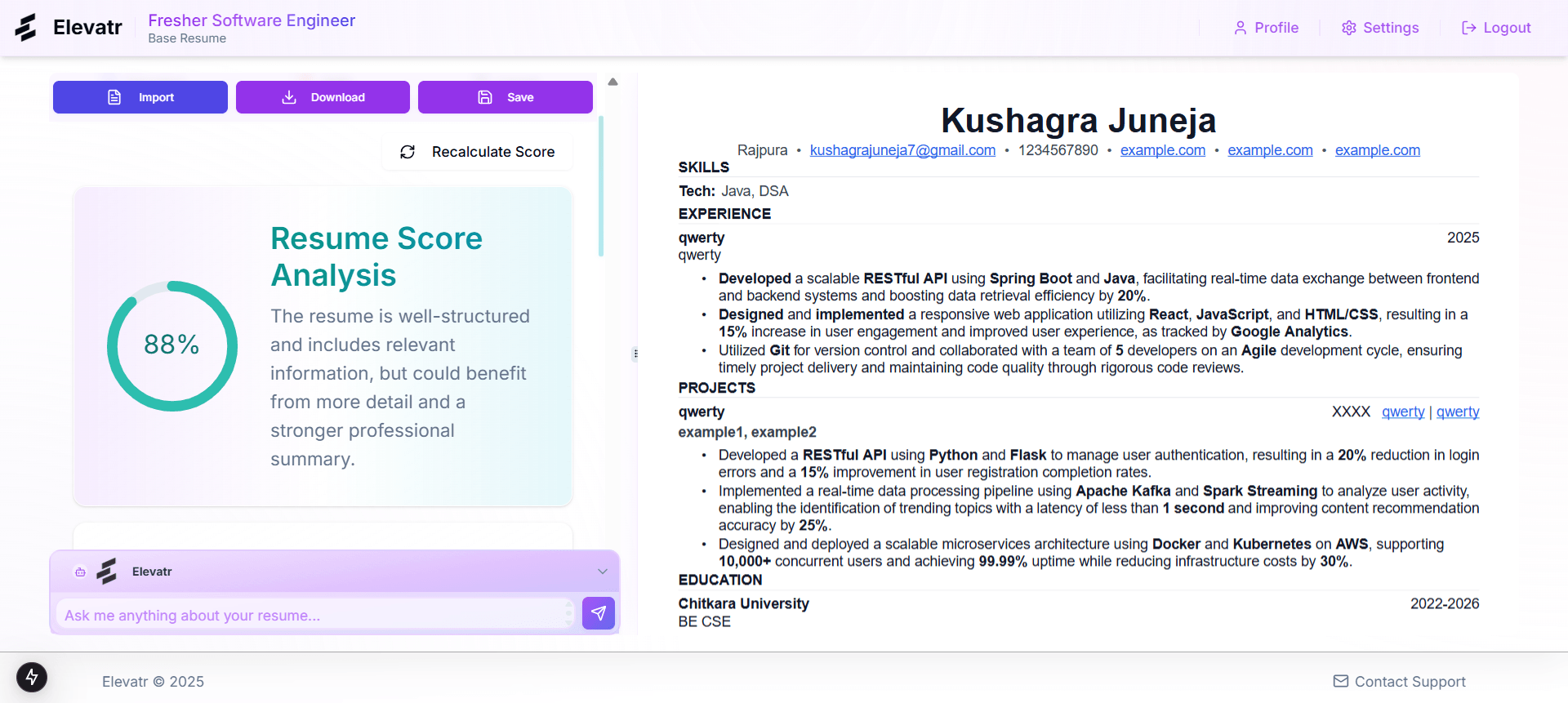 Resume Performance Scoring